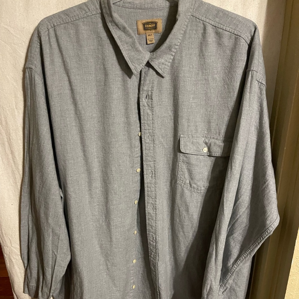 The Foundry Supply Co men’s long sleeve button up shirt